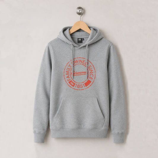 Hoodie "Family owned since 1861", grau