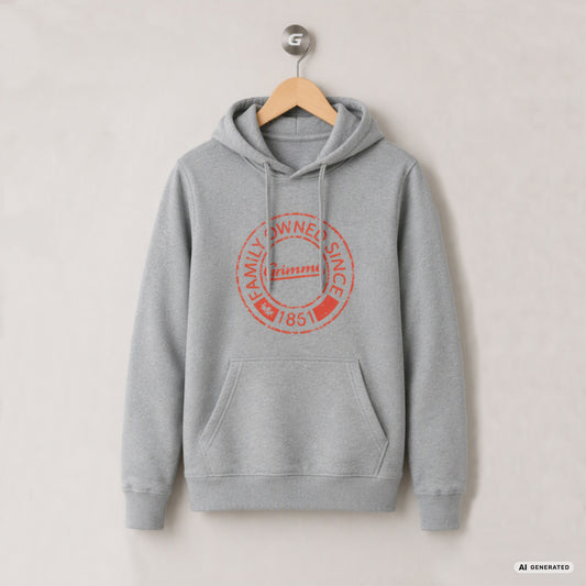 Hoodie "Family owned since 1861", grau