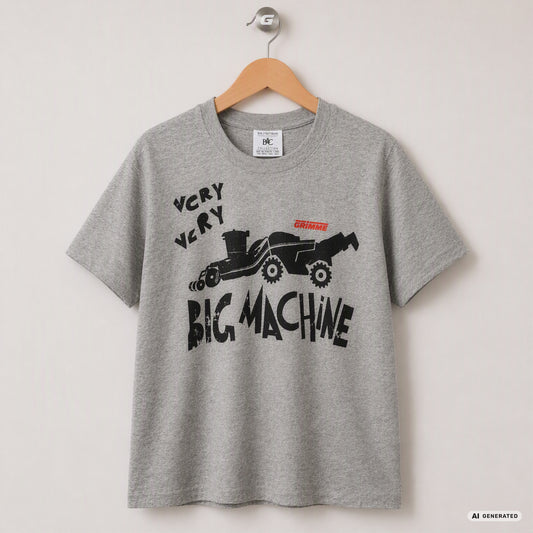 Kinder T-Shirt „Very very big machine”
