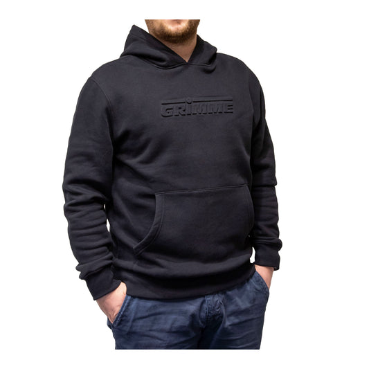 Hoodie mit 3D-Logo, schwarz