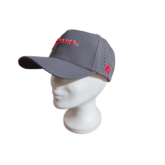 Cap, grey/red