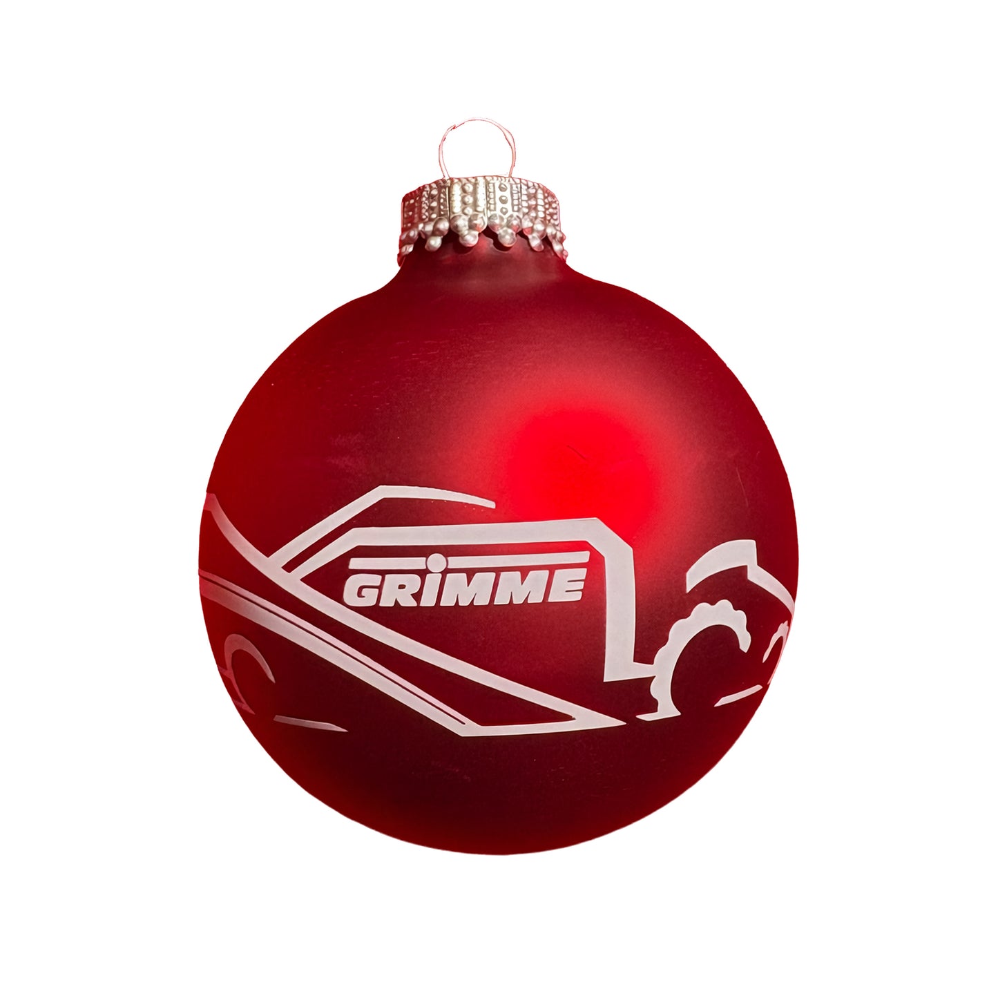 Weihnachtskugel aus Glas, Motiv: EVO