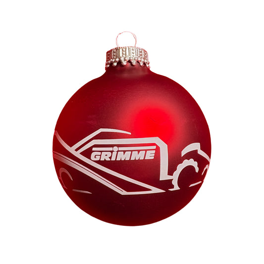 Weihnachtskugel aus Glas, Motiv: EVO