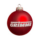 Glass Christmas bauble, design: GRIMME logo