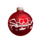 Weihnachtskugel aus Glas, Motiv: PRIOS