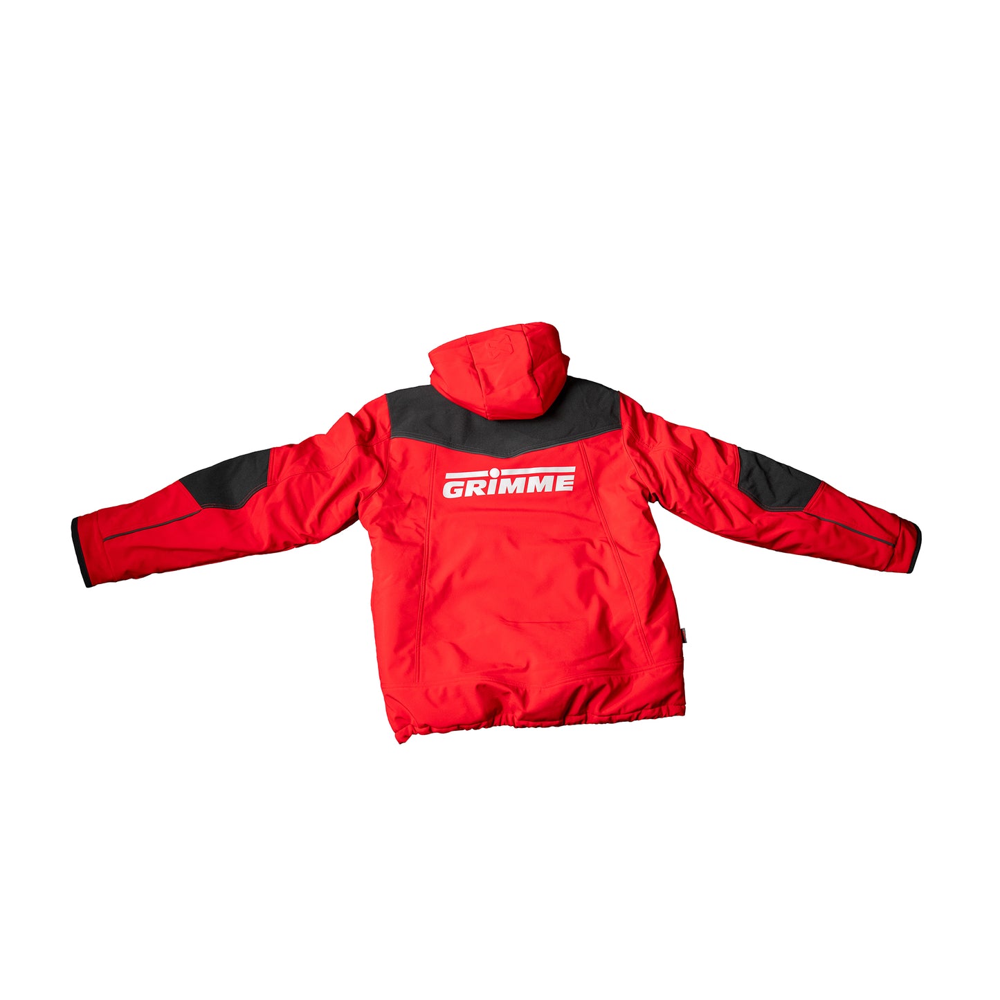 Softshell jacket for winter, red